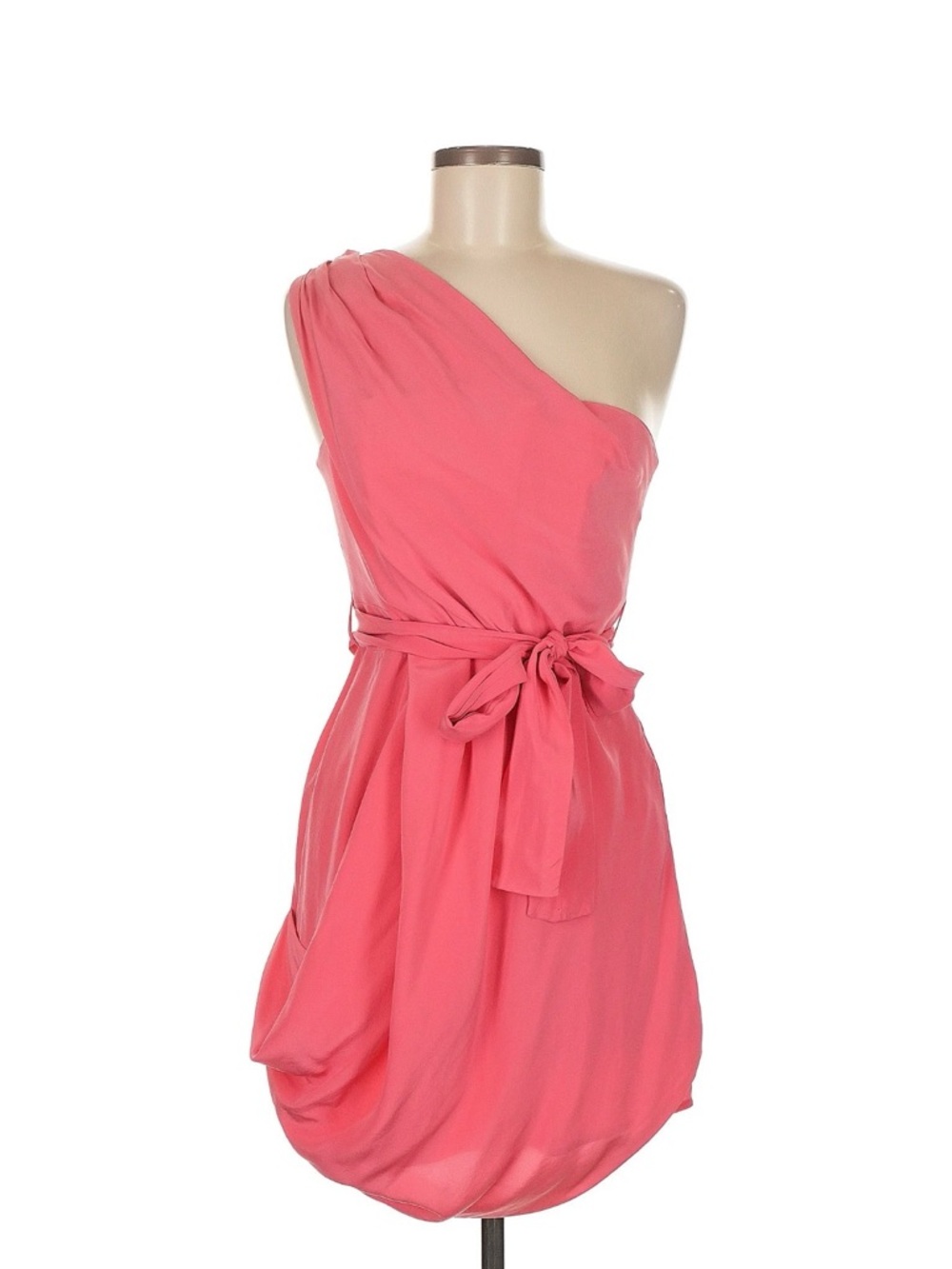 Zimmermann Silk One-Shoulder Mini Dress